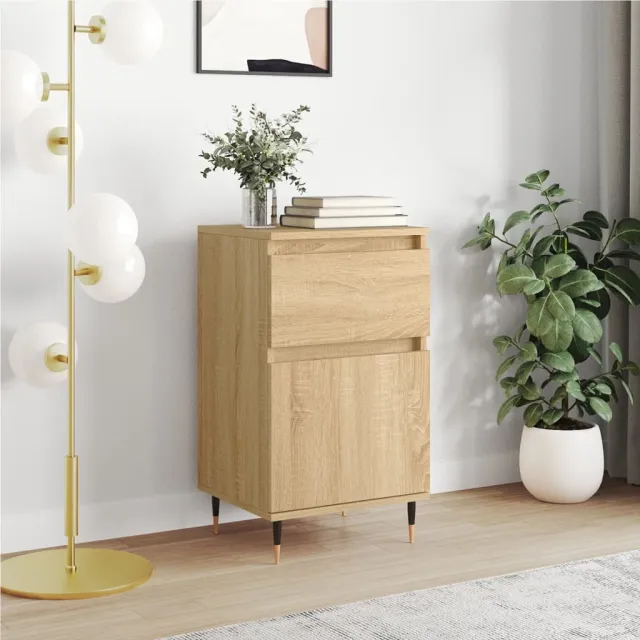vidaXL Dressoir 40x35x70 cm bewerkt hout sonoma eikenkleurig, foto 2
