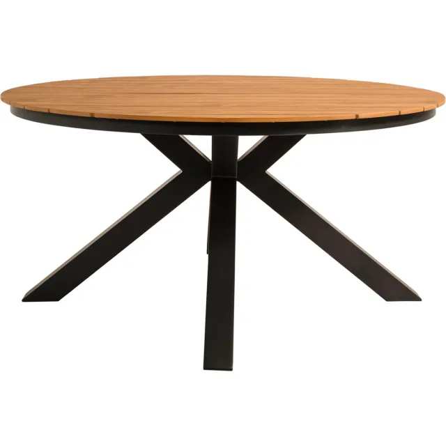 LES Lesli arezzo diningtafel polywood ø120cm Naturel