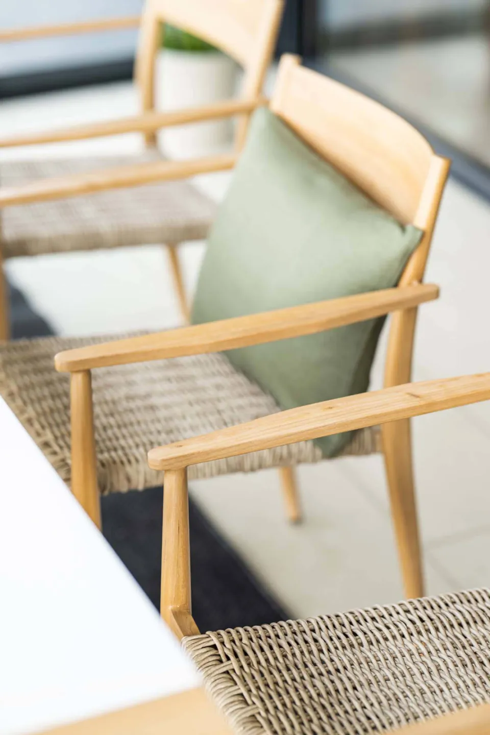 Garden Impressions Parijs dining fauteuil light teak look bruin, foto 7