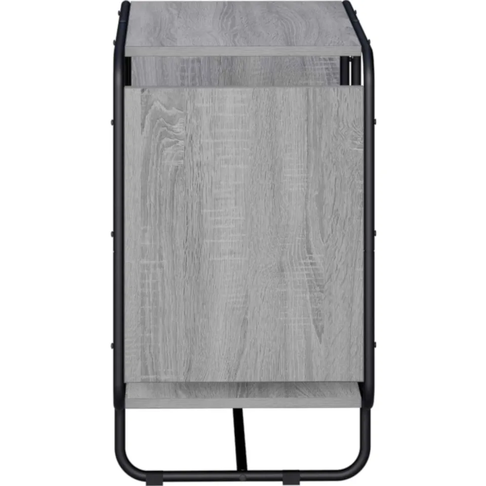 vidaXL Dressoir Grijs Sonoma 60 x 37.5 x 64.5 cm Bewerkt hout, foto 4