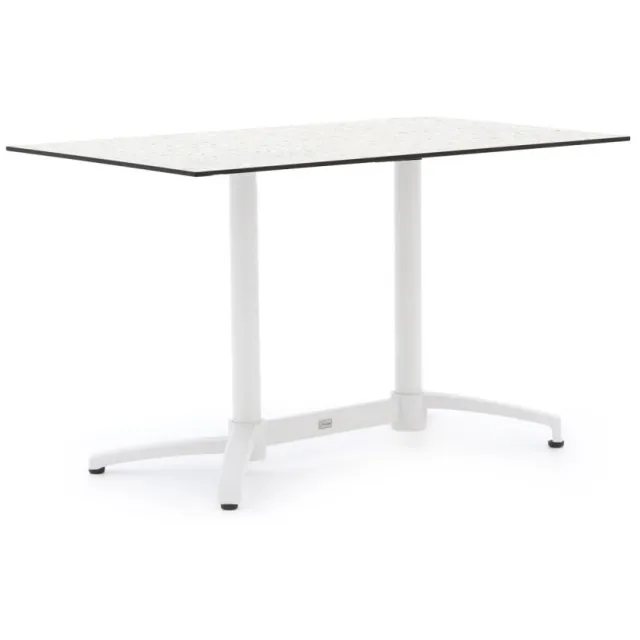 Bellagio tuinmeubelen Bellagio Canzo klaptafel 120x70x73cm Wit