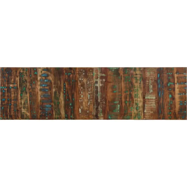 vidaXL Hoofdbord 180 cm massief gerecycled hout meerkleurig
