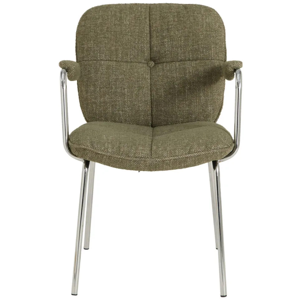NOUS Living eetkamerstoel Chrome groen, foto 5