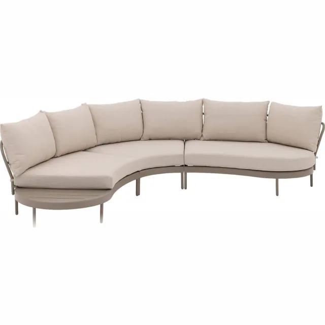 Goossens Loungeset Pien - Beige - Buitenstof
