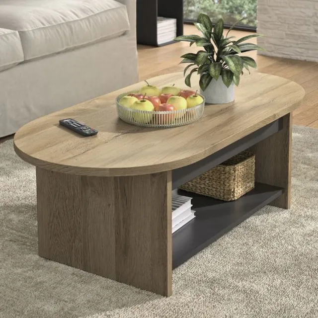 Diagone Salontafel Soho | 110 x 55 x 39 cm | Bruin