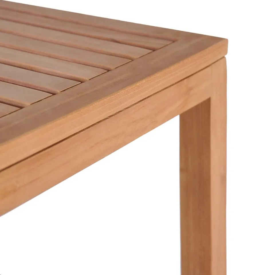 vidaXL Badkamer opbergrek 4-laags 42x42x165 cm massief teakhout bruin, foto 3
