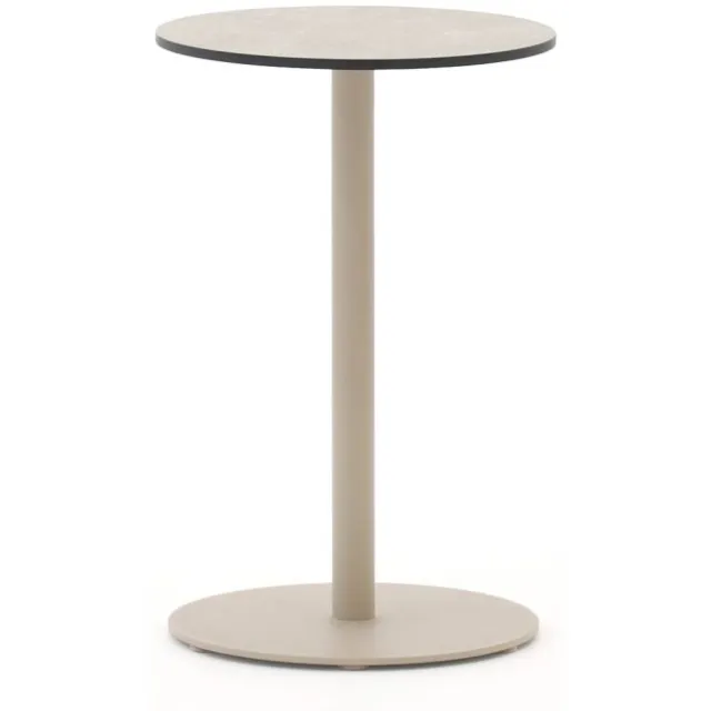 Tierra Outdoor Solea lounge tuintafel ø 30cm (h: 45,5cm) Taupe