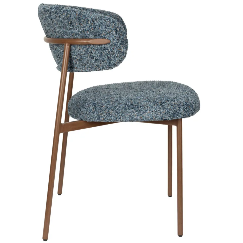 Housecraft Living Claes eetkamerstoel blauw, foto 3