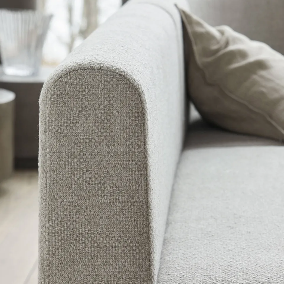 House Doctor modulaire eetkamerbank 2 zits grijs, foto 6