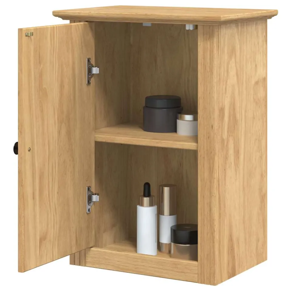 vidaXL Badkamer wandkast BODO Honingbruin 44 x 30 x 60 cm Bewerkt hout