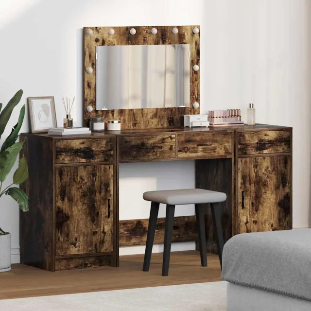 vidaXL Plafondtafel 3 st Bruin 78,5 x 41 x 135 cm Bewerkt hout