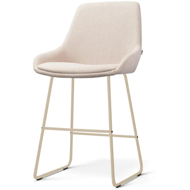 Nolon Nino-Isa barkruk beige - beige onderstel - 65 cm