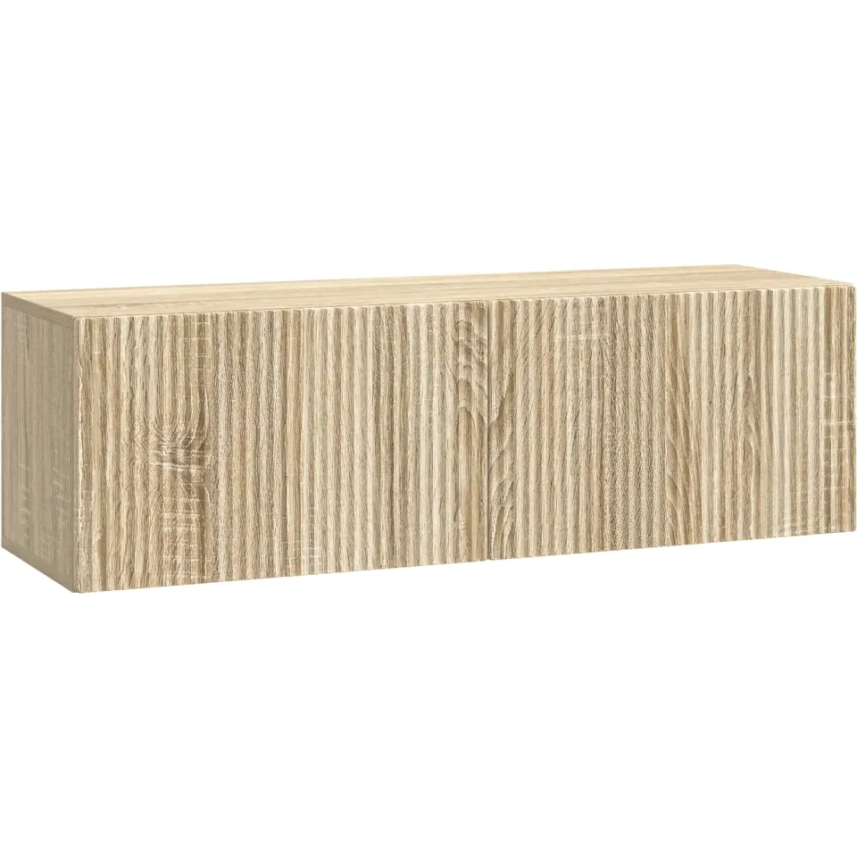 vidaXL Wandbeugel TV-kast 98 x 31 x 30 cm Sonoma Eiken Bewerkt hout, foto 3