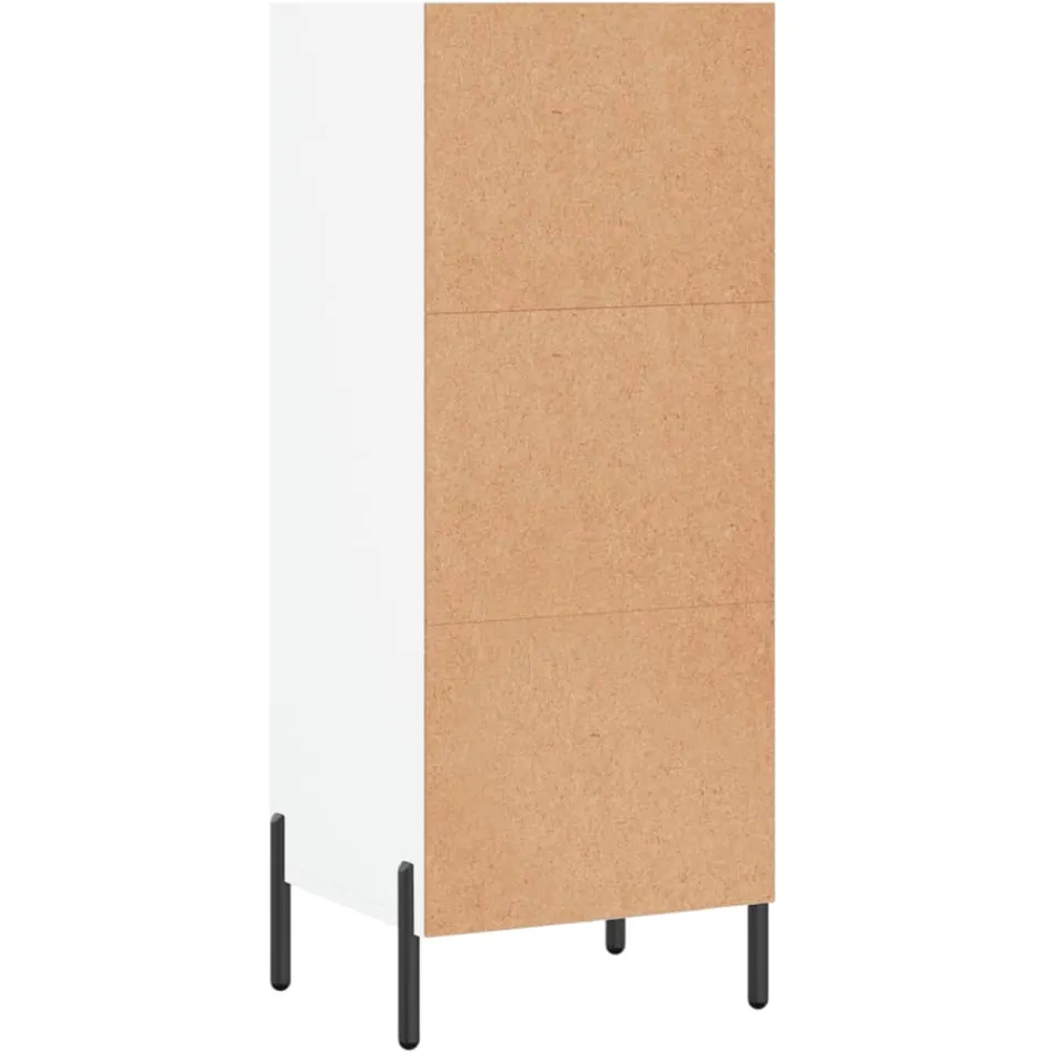 vidaXL Dressoir 34,5x32,5x90 cm bewerkt hout wit, foto 4