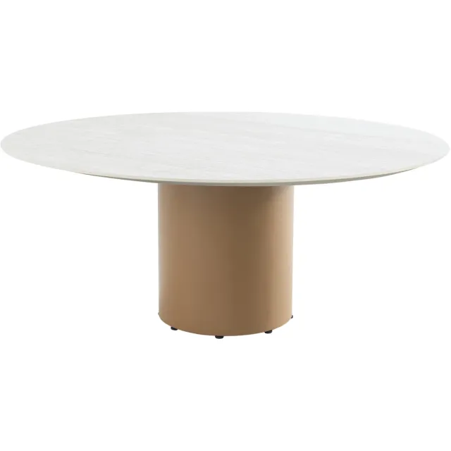 4 Seasons Outdoor Colorado low dining tuintafel 160xH69 cm rond keramiek 4 Seasons Outdoor Amber