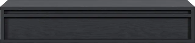 Selsey EVO - Wandconsole met lade - 90 cm - Zwart