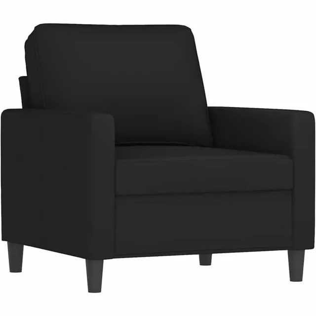 vidaXL Fauteuil - 60 - cm - fluweel - zwart