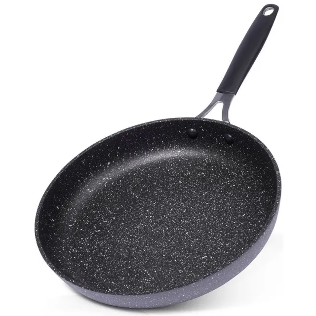 Orion STONER - Granieten Koekenpan - 26 cm - Niet-Klevend - Ergonomische Handgreep Zwart