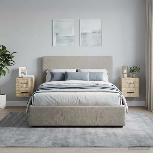 vidaXL Wandbeugel Bedkast 2 st Sonoma Eiken 34,5 x 33 x 40 cm Bruin