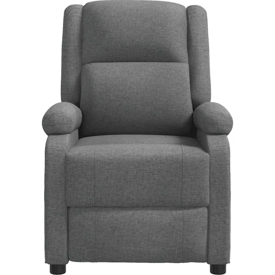 vidaXL Massagestoel stof donkergrijs grijs, foto 3