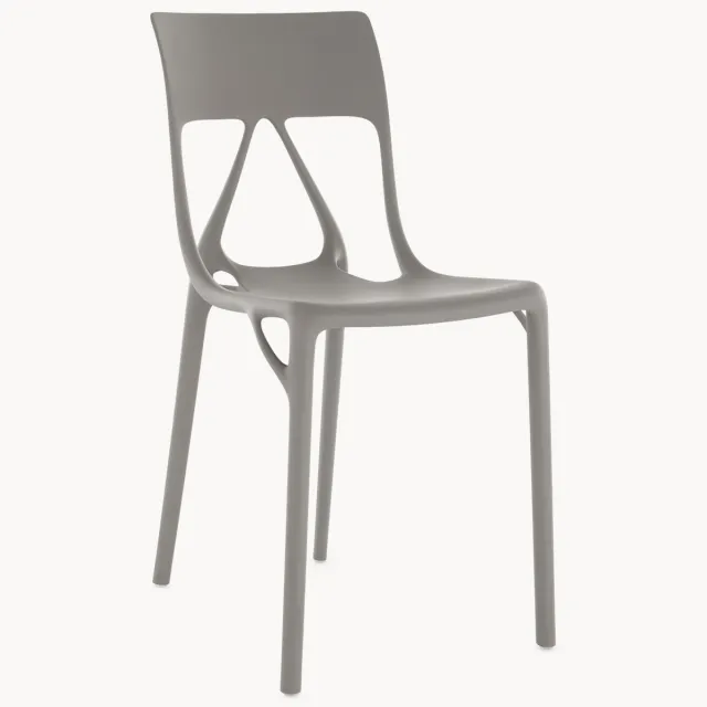 Kartell Tuin eetstoelen A. I., 2-delig Grijs