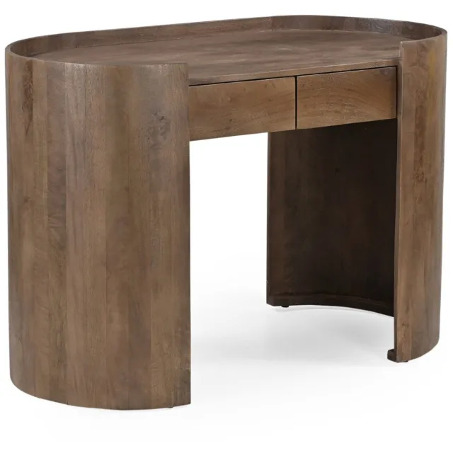 DÉJA Living Bureau Xandrine - Walnoot - 120 x 60 x 82 cm Donkerbruin