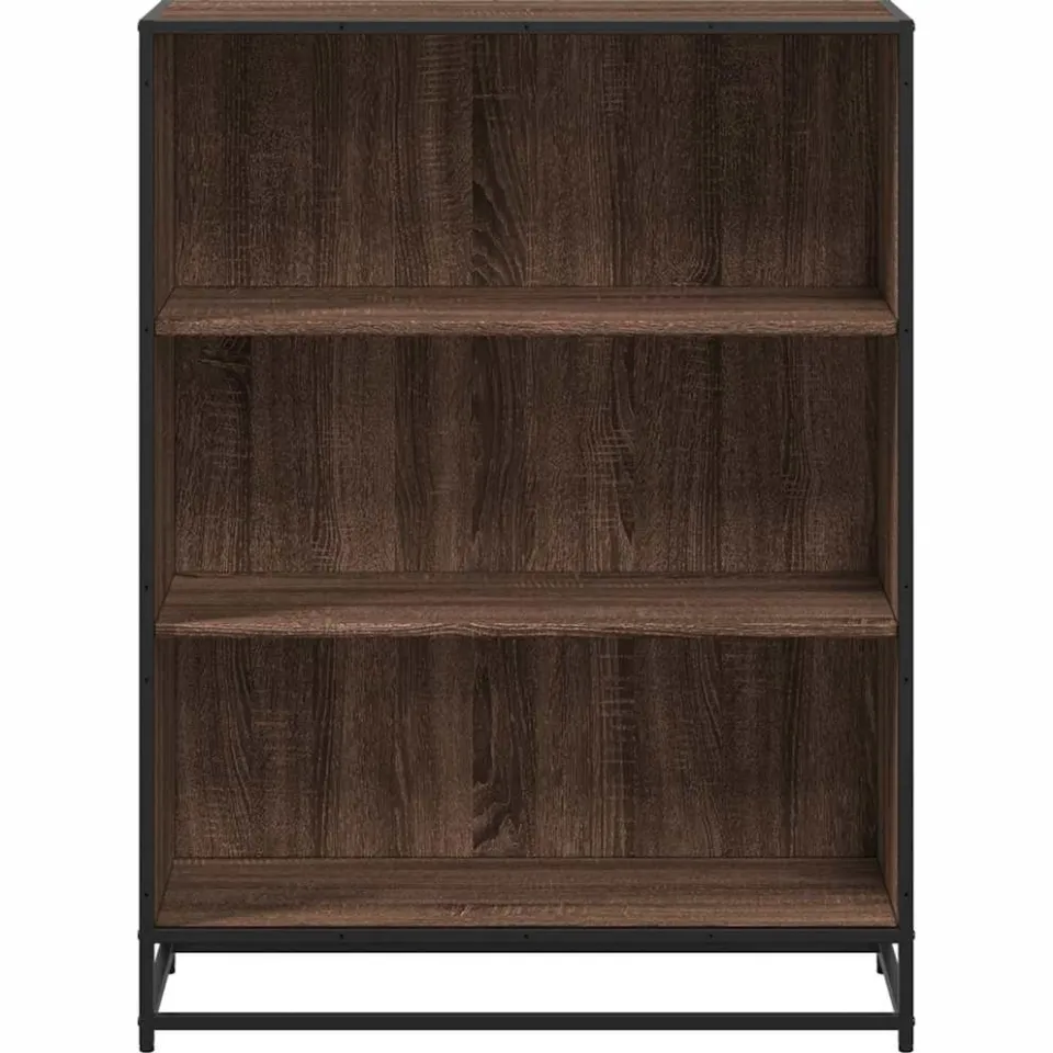vidaXL Boekenkast 80,5x35x107,5 cm bewerkt hout bruin eikenkleur, foto 4