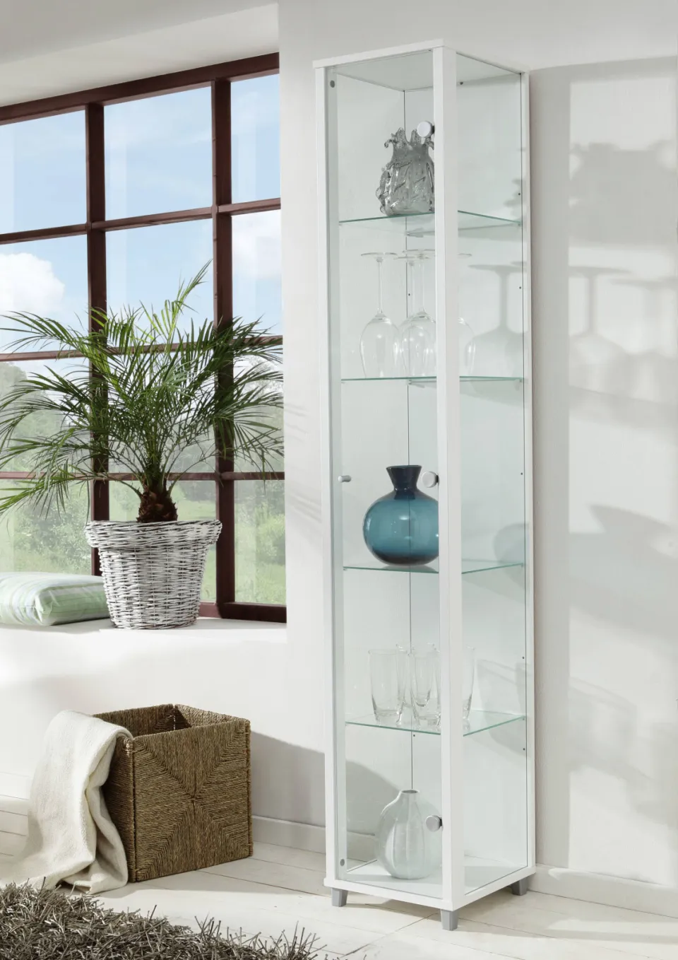 Wehkamp Home Lucero Basic vitrinekast wit, foto 2