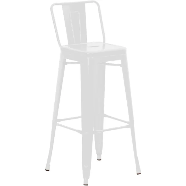 Luxe Comfort Barkruk - Wit