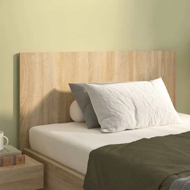 vidaXL Hoofdbord 120x1,5x80 cm bewerkt hout sonoma eikenkleurig Bruin