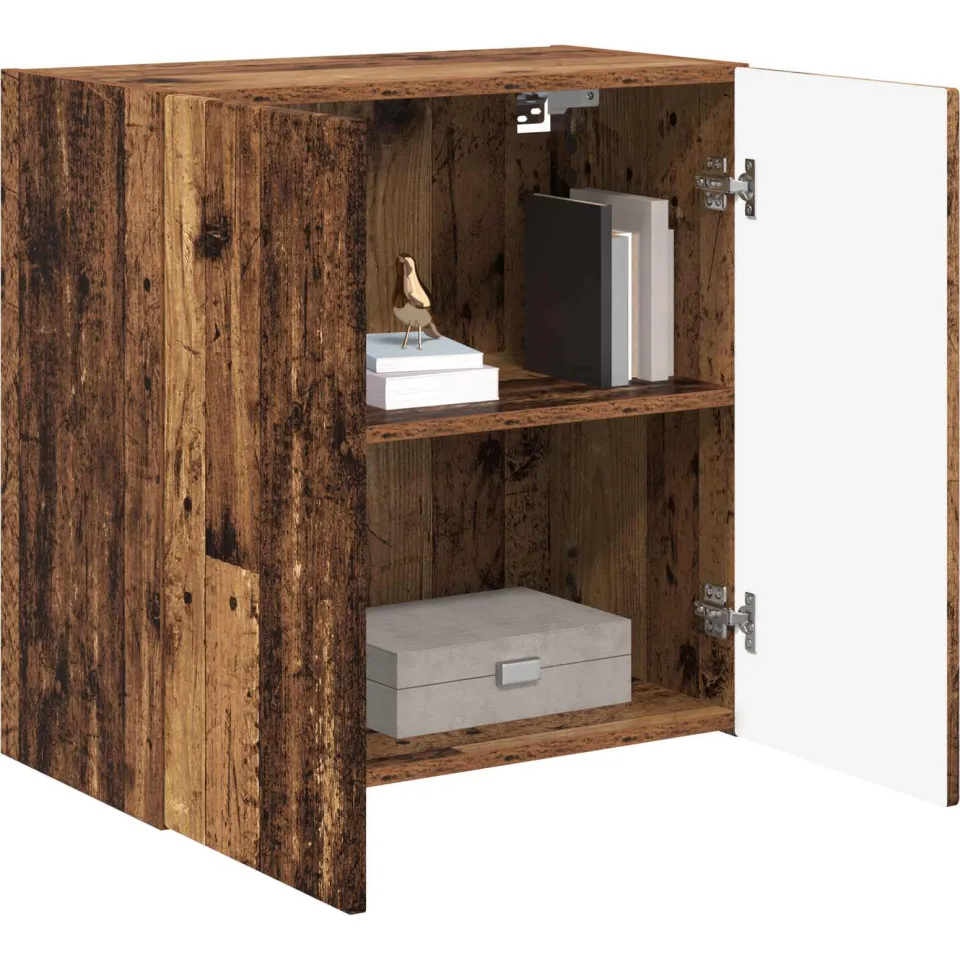 vidaXL TV-wandkast 59,5 x 31 x 60 cm Oud Hout Bewerkt hout Bruin