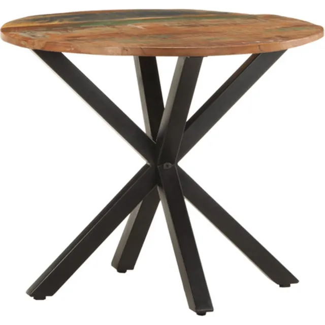 vidaXL Bijzettafel - 68x68x56 - cm - massief - gerecycled - hout Bruin