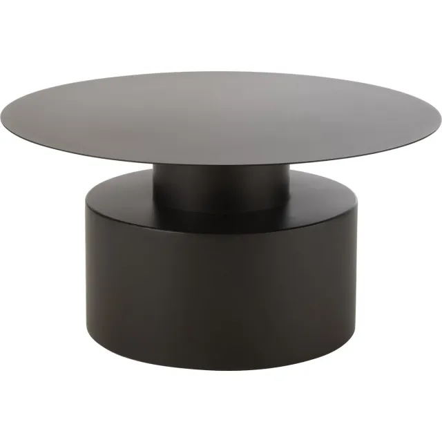 J-Line salontafel Rond - metaal - zwart