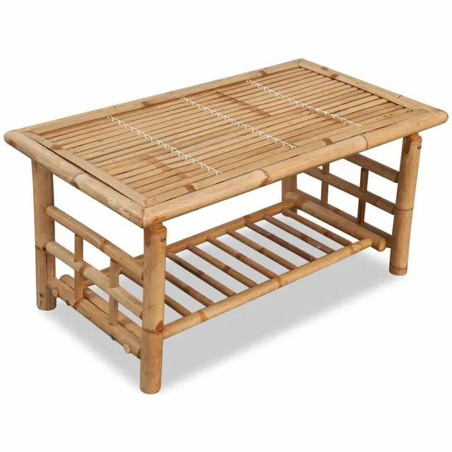 vidaXL Salontafel bamboe 90x50x45 cm Bruin