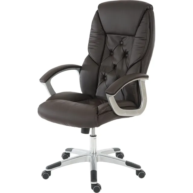 Cosmo Casa Ergonomische Bureaustoel - Stijlvol Design - Modern - Comfort en Stabiliteit - Verstevigd Onderstel - Bruin