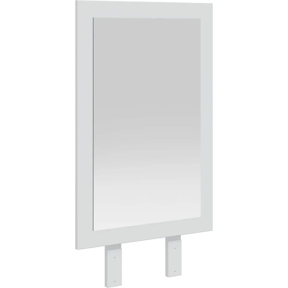 vidaXL Toilettafel Set FAUSKE 2 st Wit 76 x 50 x 143 cm