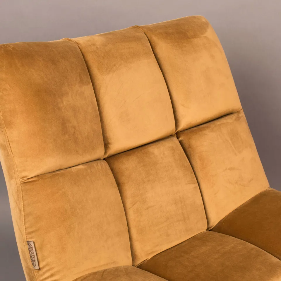 Dutchbone fauteuil Bar Lounge goudbruin, foto 6