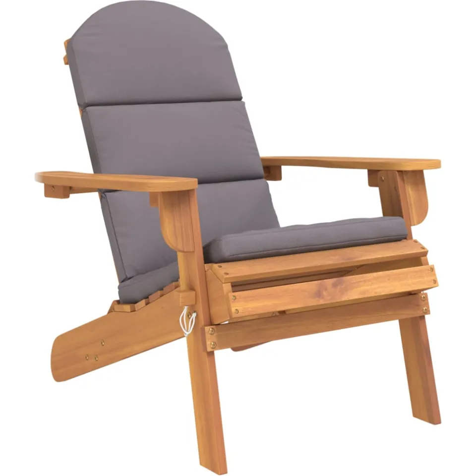 vidaXL 3-delige Loungeset Adirondack massief acaciahout bruin, foto 3