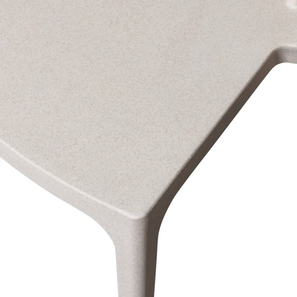 WOOOD Bliss Tuinstoelen - Kunststof - Jadegroen - Set van 2 off white melange, foto 5