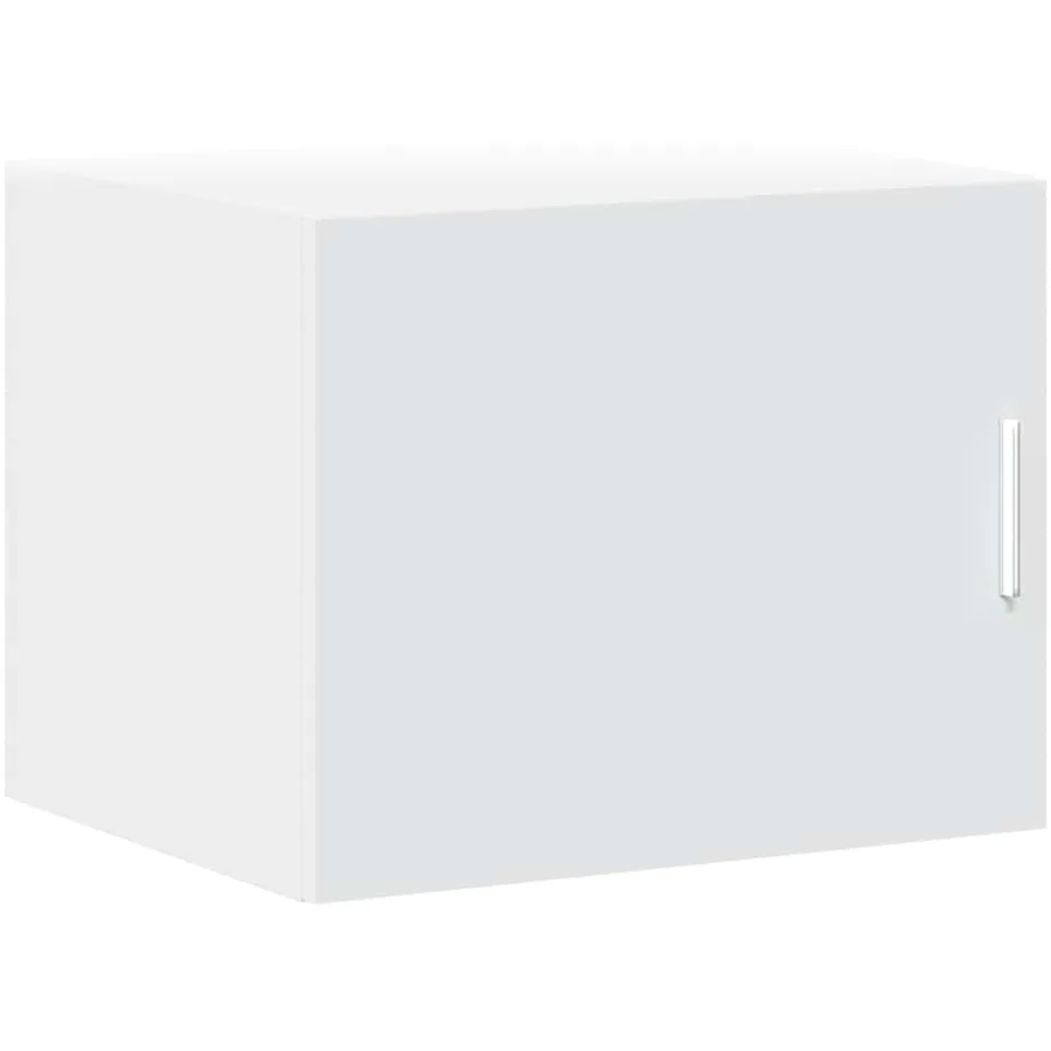 vidaXL Opbergkast smal 50x42,5x225 cm bewerkt hout wit, foto 3