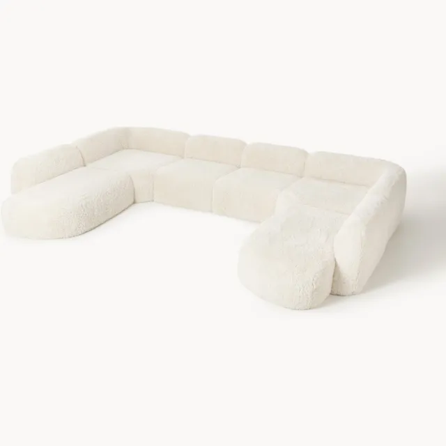 Westwing Collection XL modulaire teddy bank Wolke Wit