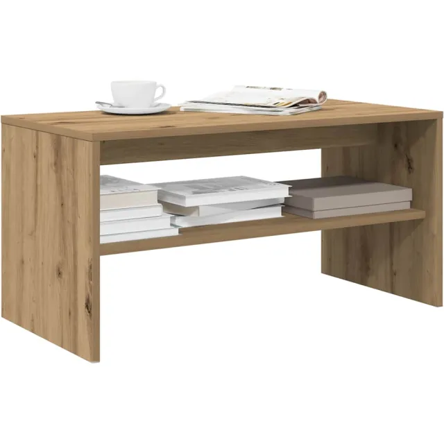 vidaXL Tv-meubel 80x40x40 cm bewerkt hout artisanaal eikenkleur Bruin