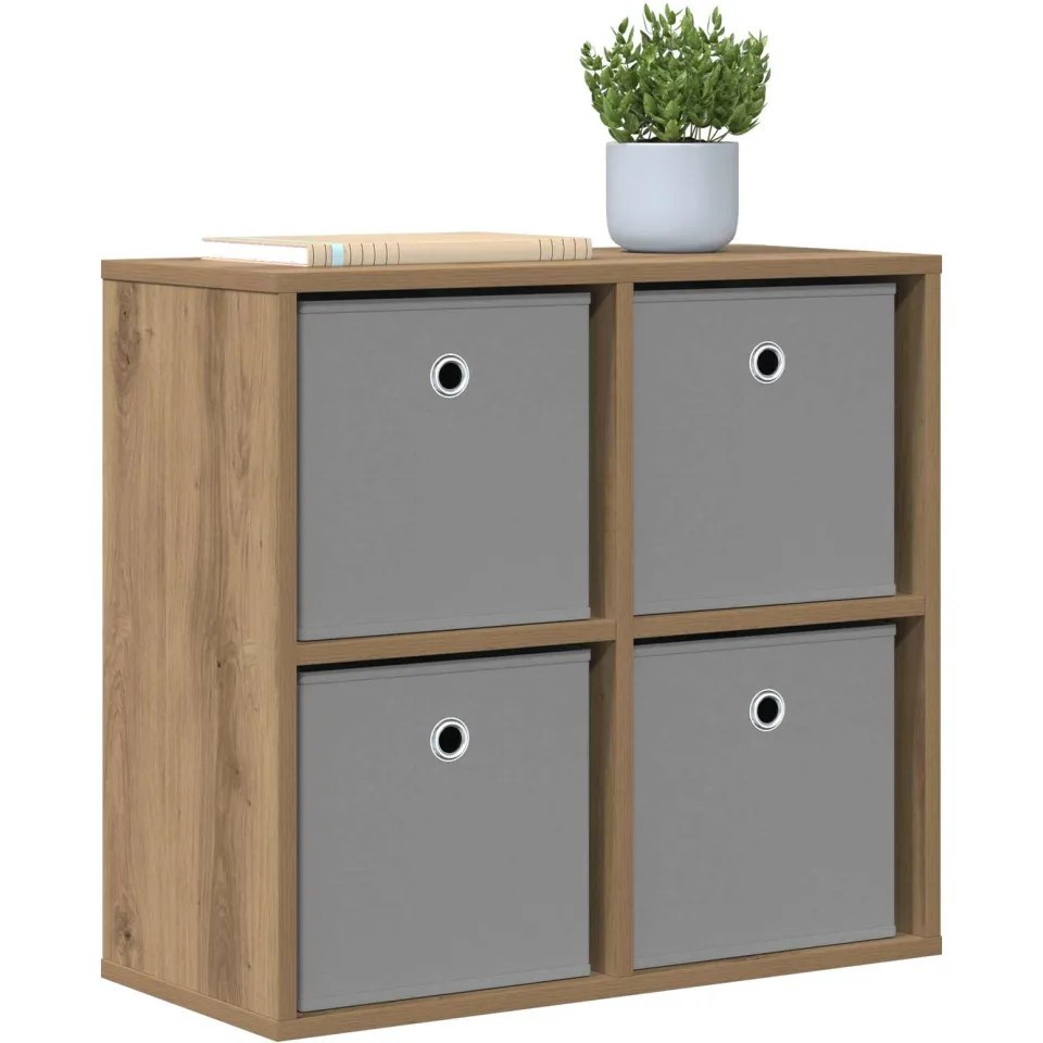 vidaXL Dressoir Artisan Eiken 59,5 x 27 x 57 cm, foto 3