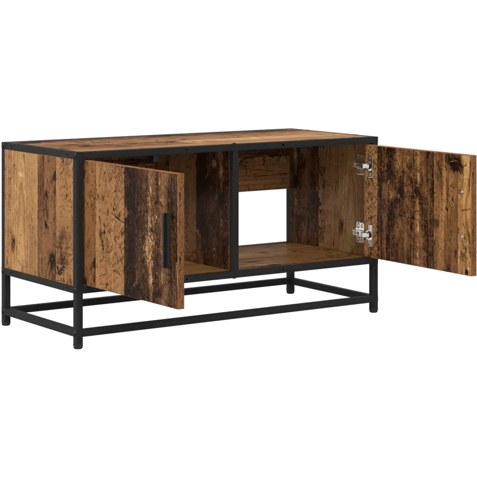 vidaXL TV-kast 80 x 34,5 x 40 cm Oud hout bruin, foto 4