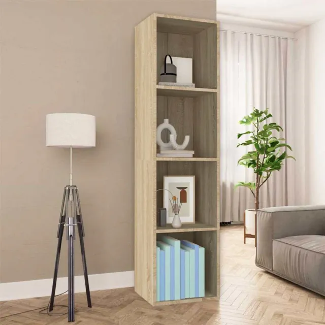vidaXL Boekenkast/tv-meubel 36x30x143cm bewerkt hout sonoma eikenkleur, foto 2
