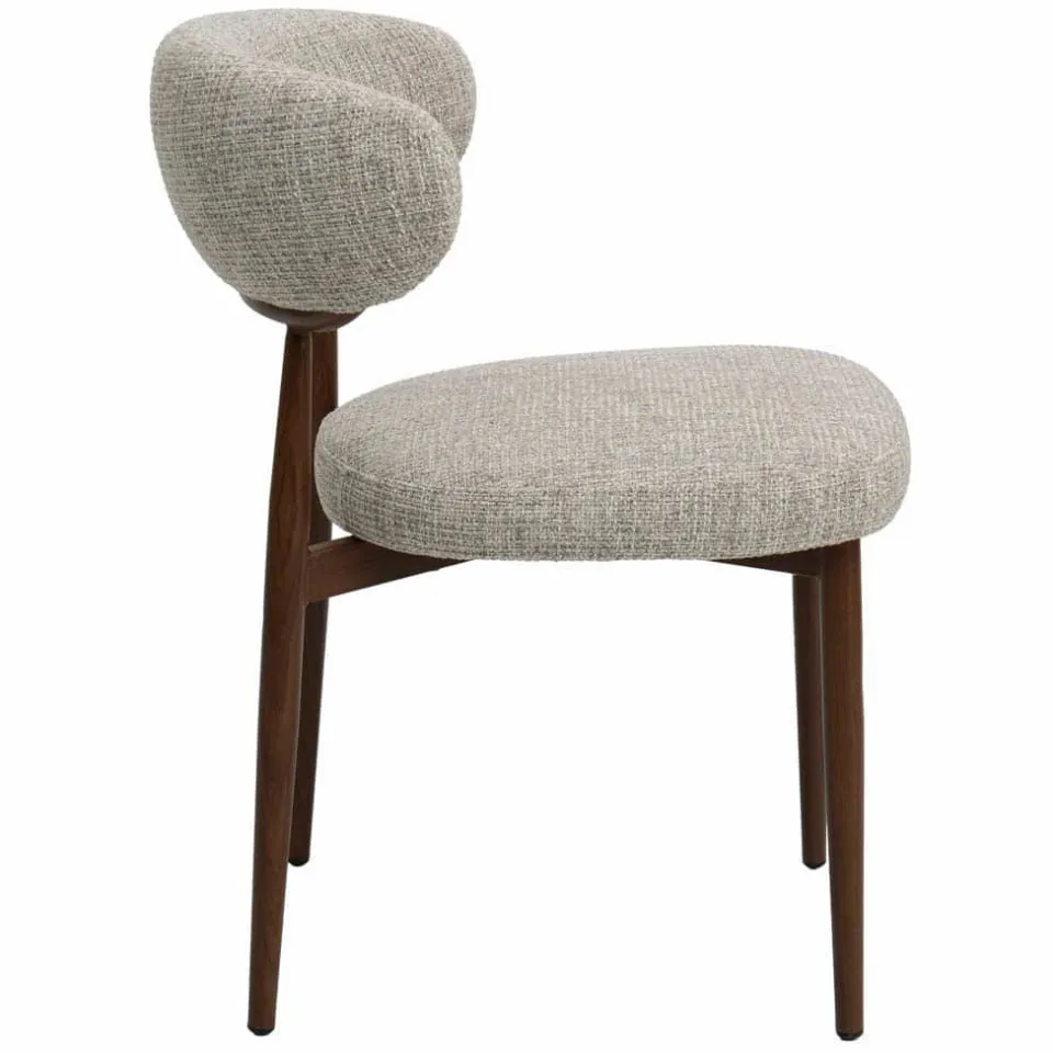 Giga Meubel Milan eetkamerstoel beige walnoot, foto 3