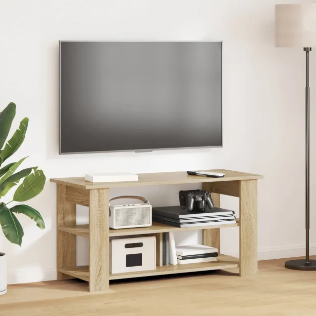 vidaXL TV-standaard Sonoma Eiken 100 x 40 x 50 cm Bruin