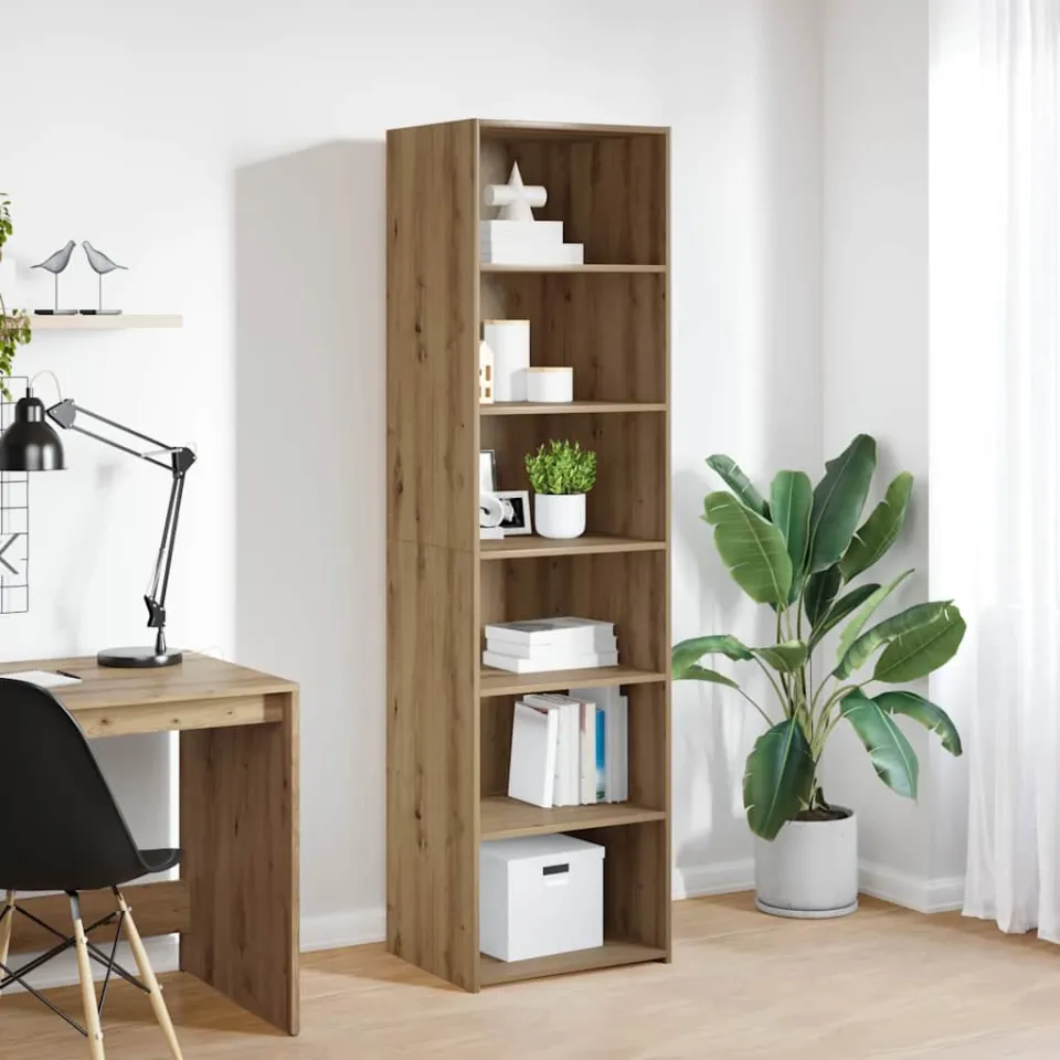 vidaXL Kast Artisan Eiken 50 x 41 x 185 cm Bewerkt hout, foto 3