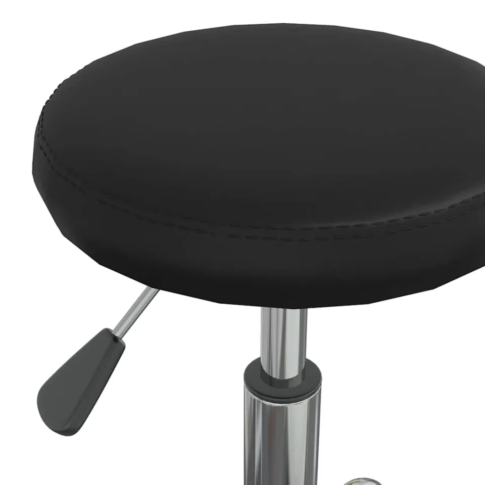 vidaXL Eetkamerstoel kunstleer zwart, foto 3