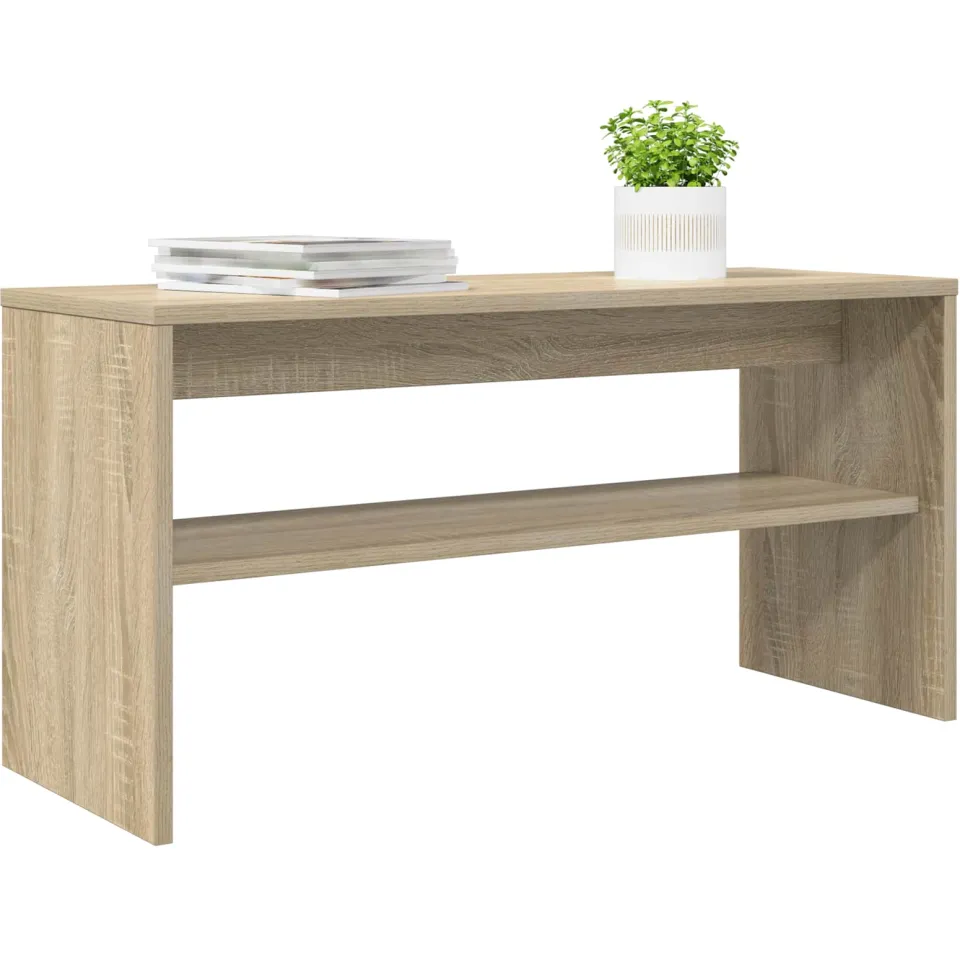 vidaXL TV-kast 80 x 30 x 40 cm Sonoma Eiken Bewerkt hout Bruin